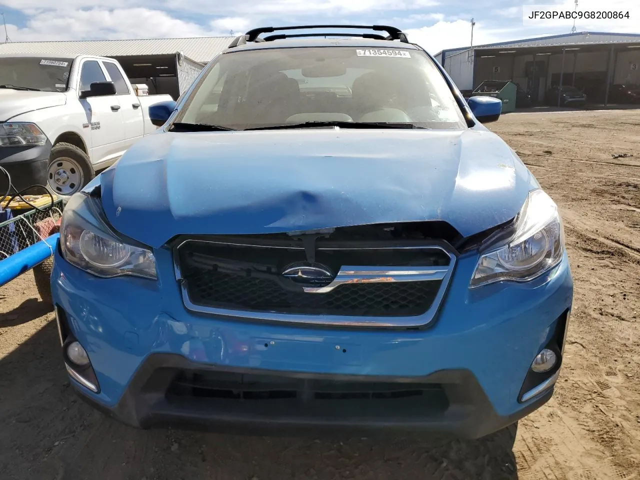 2016 Subaru Crosstrek Premium VIN: JF2GPABC9G8200864 Lot: 71354594