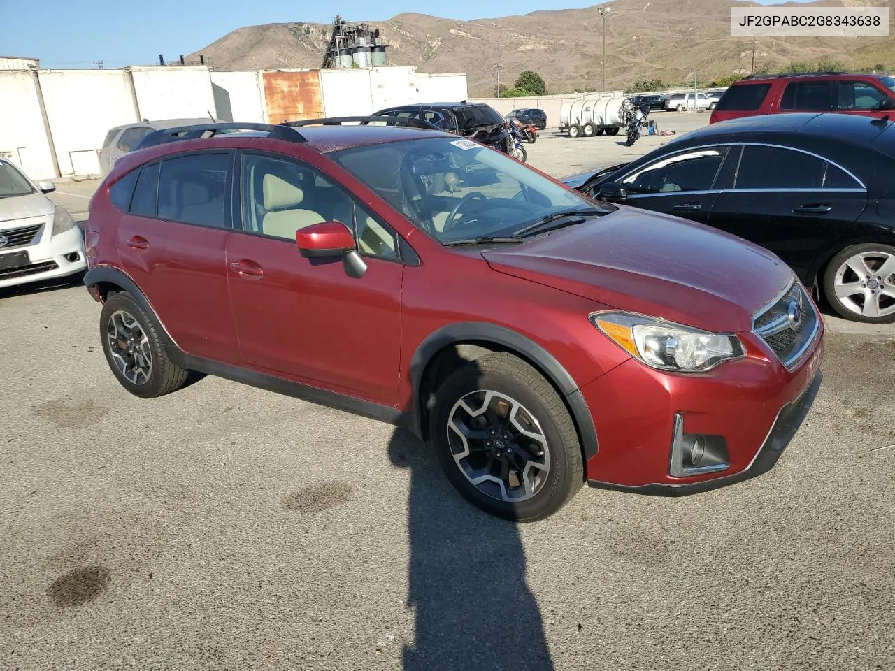 JF2GPABC2G8343638 2016 Subaru Crosstrek Premium