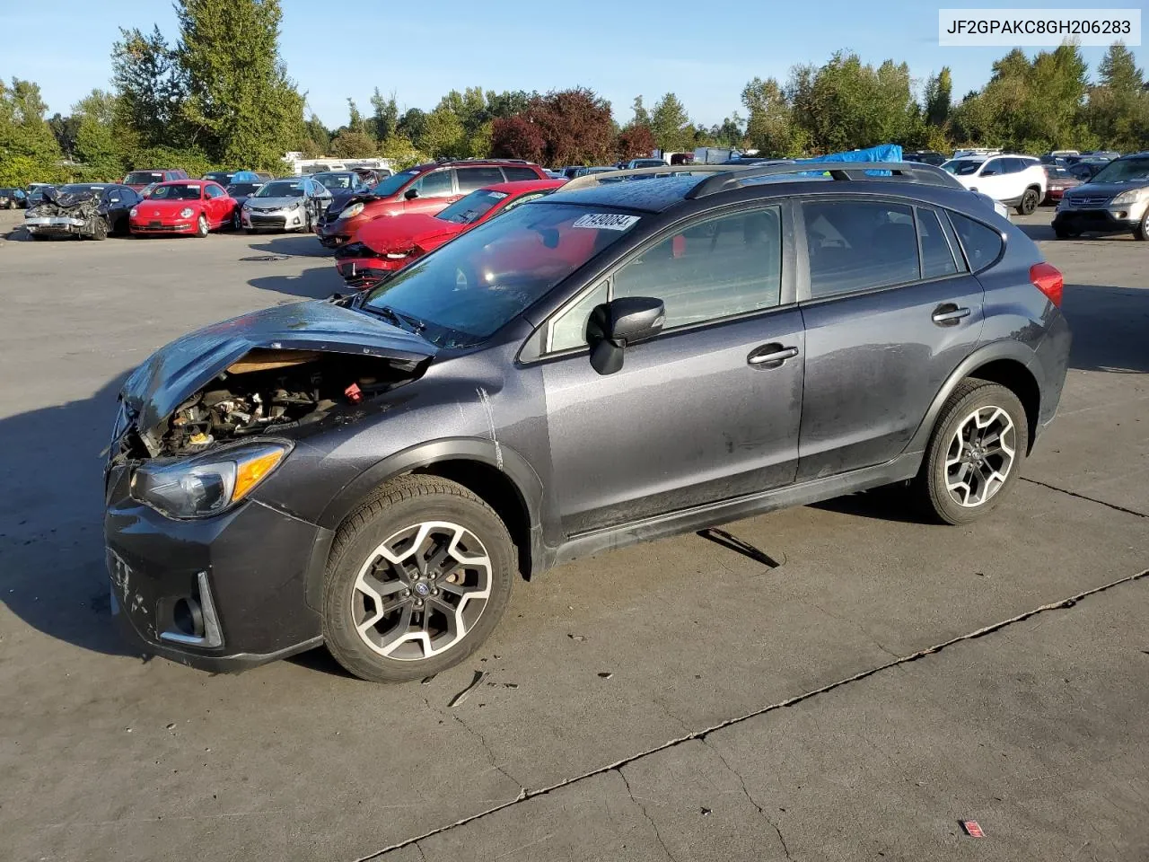 2016 Subaru Crosstrek Limited VIN: JF2GPAKC8GH206283 Lot: 71490084