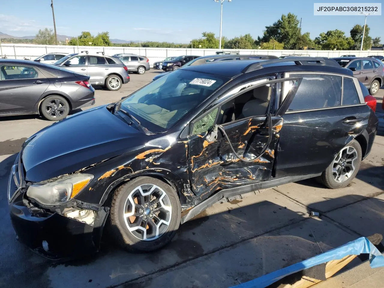 2016 Subaru Crosstrek Premium VIN: JF2GPABC3G8215232 Lot: 71719024