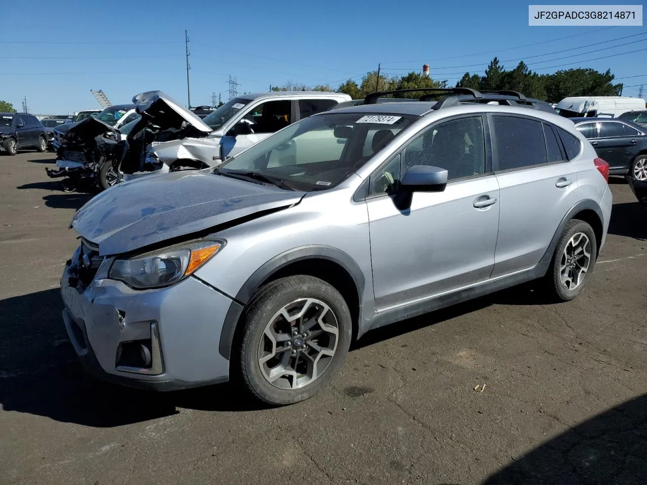 2016 Subaru Crosstrek Premium VIN: JF2GPADC3G8214871 Lot: 72179374