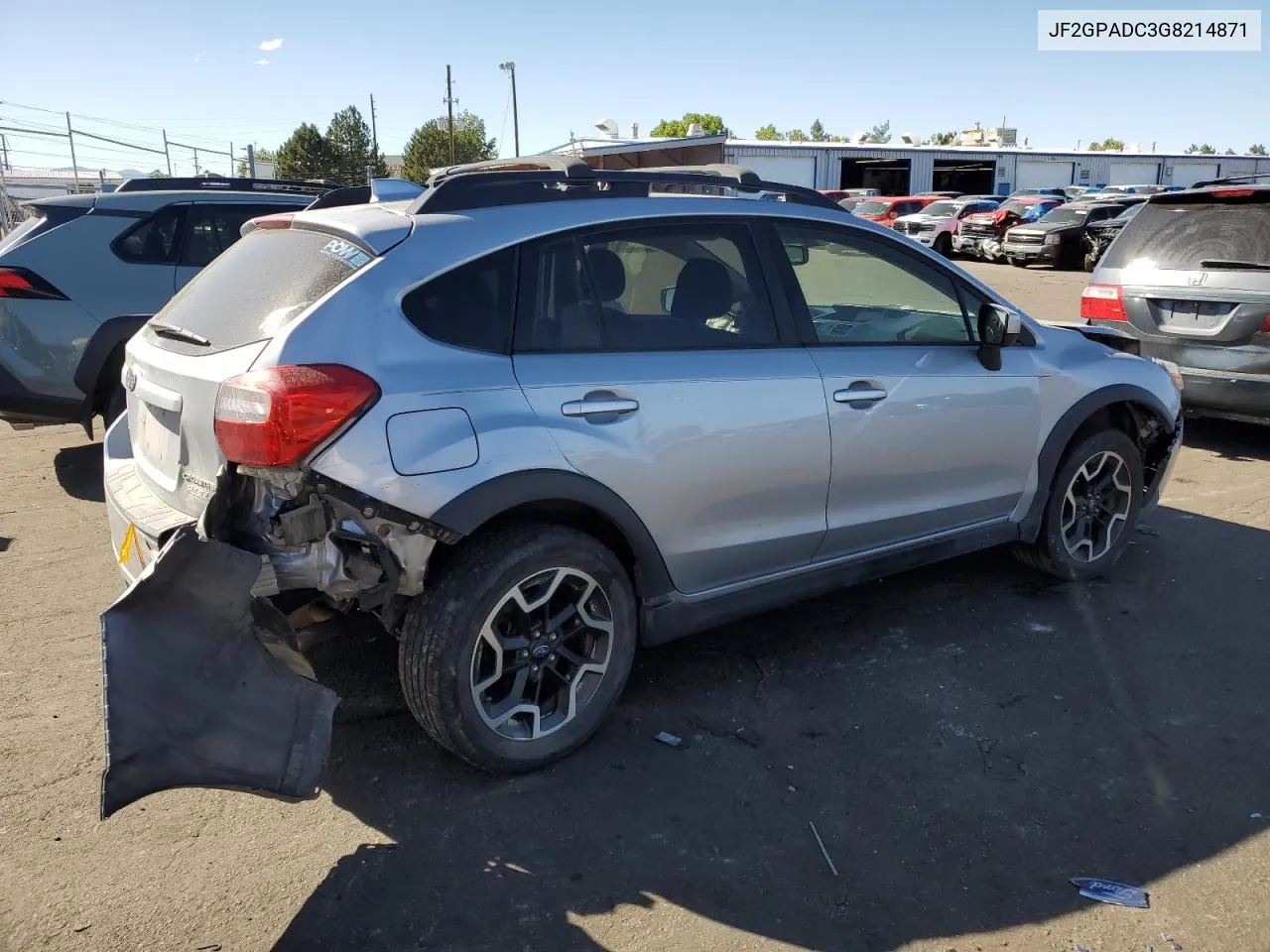 2016 Subaru Crosstrek Premium VIN: JF2GPADC3G8214871 Lot: 72179374