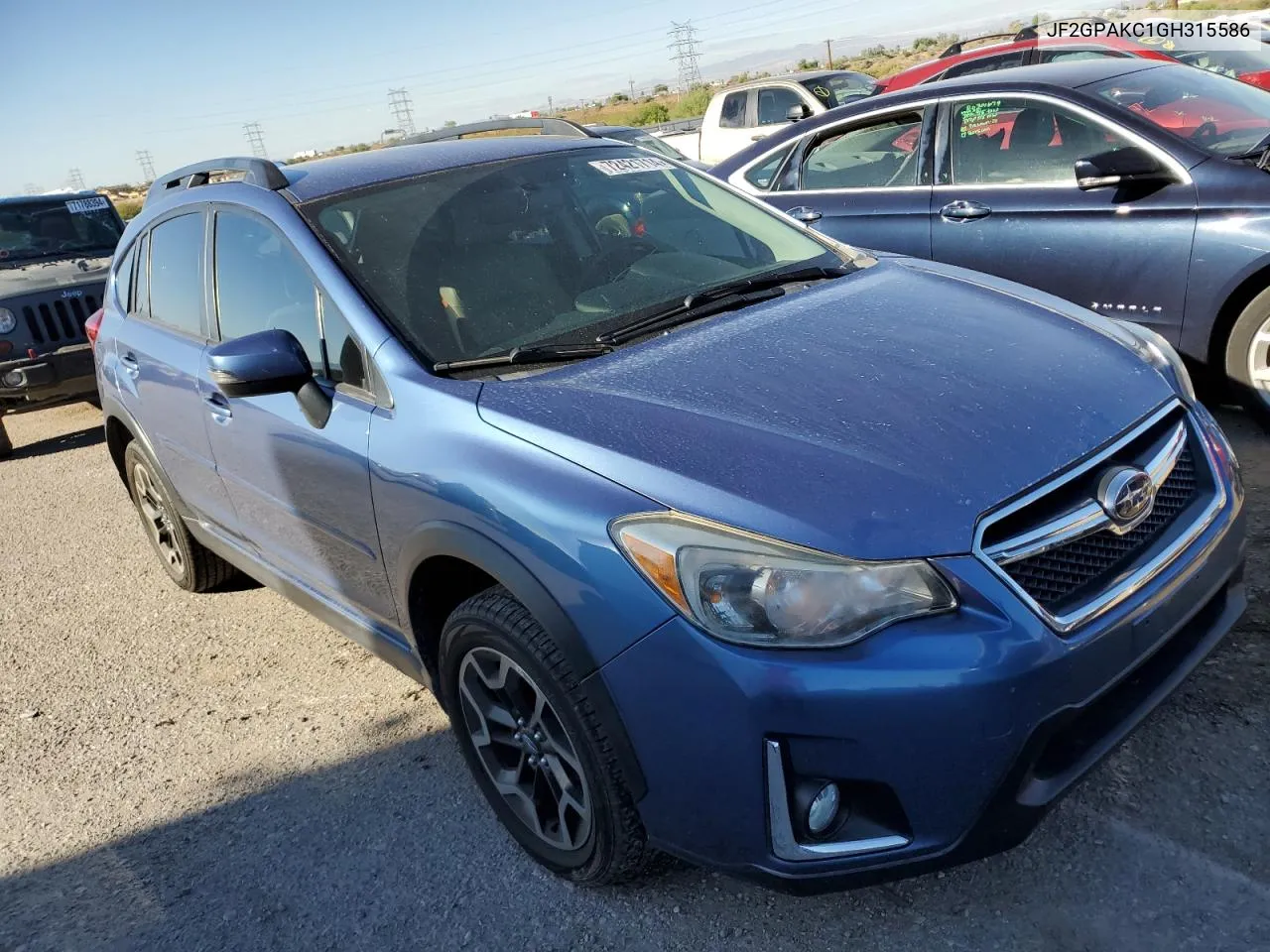 2016 Subaru Crosstrek Limited VIN: JF2GPAKC1GH315586 Lot: 72421714