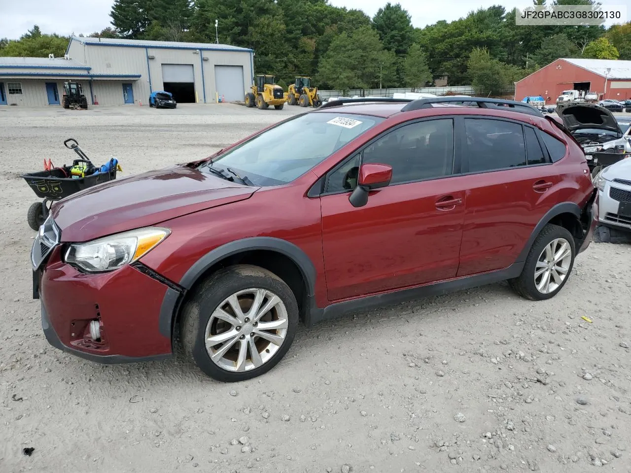 2016 Subaru Crosstrek Premium VIN: JF2GPABC3G8302130 Lot: 72813934