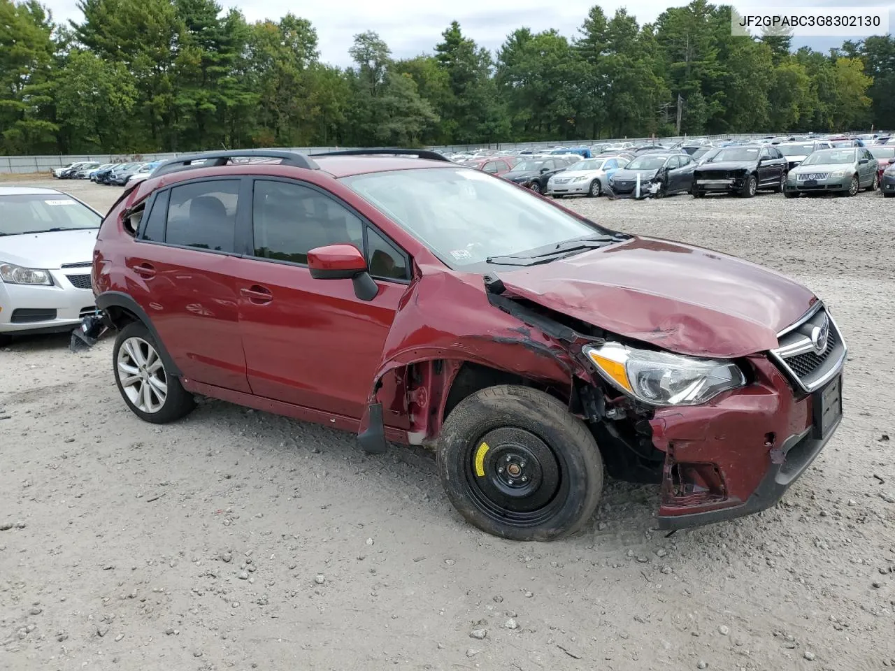 2016 Subaru Crosstrek Premium VIN: JF2GPABC3G8302130 Lot: 72813934