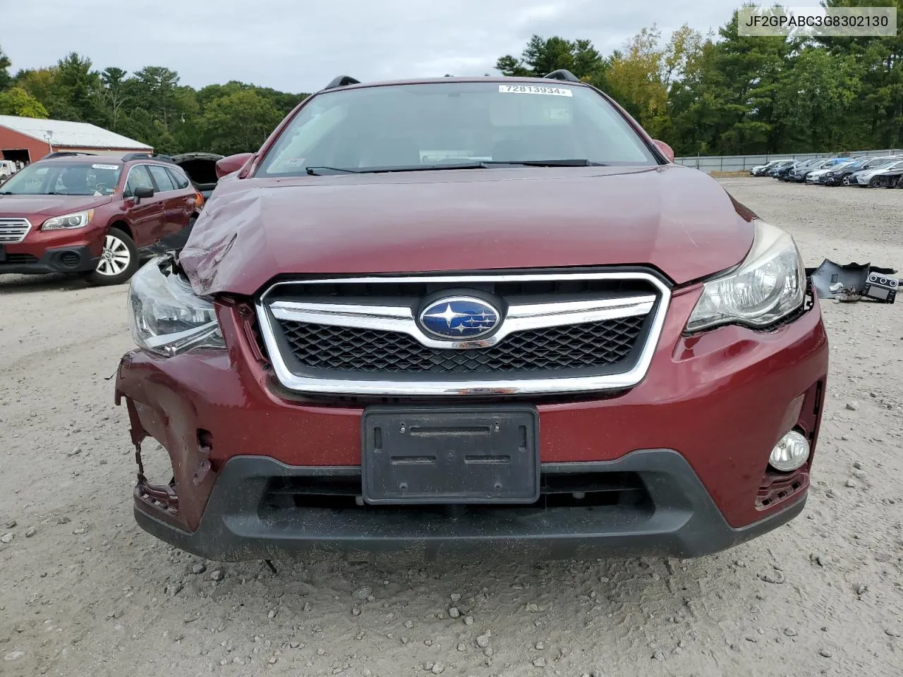 2016 Subaru Crosstrek Premium VIN: JF2GPABC3G8302130 Lot: 72813934