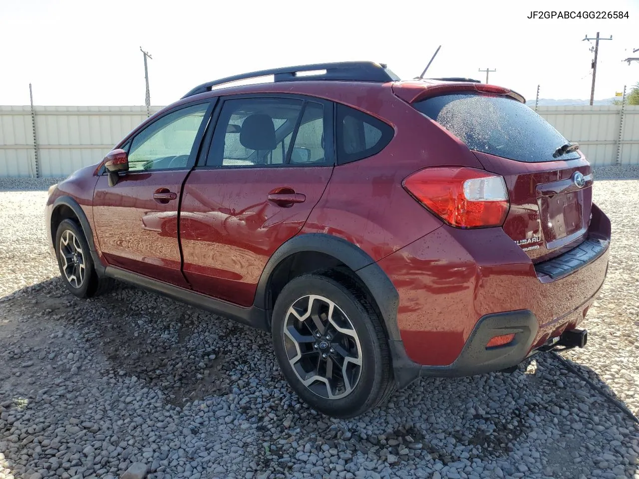 2016 Subaru Crosstrek Premium VIN: JF2GPABC4GG226584 Lot: 72822864