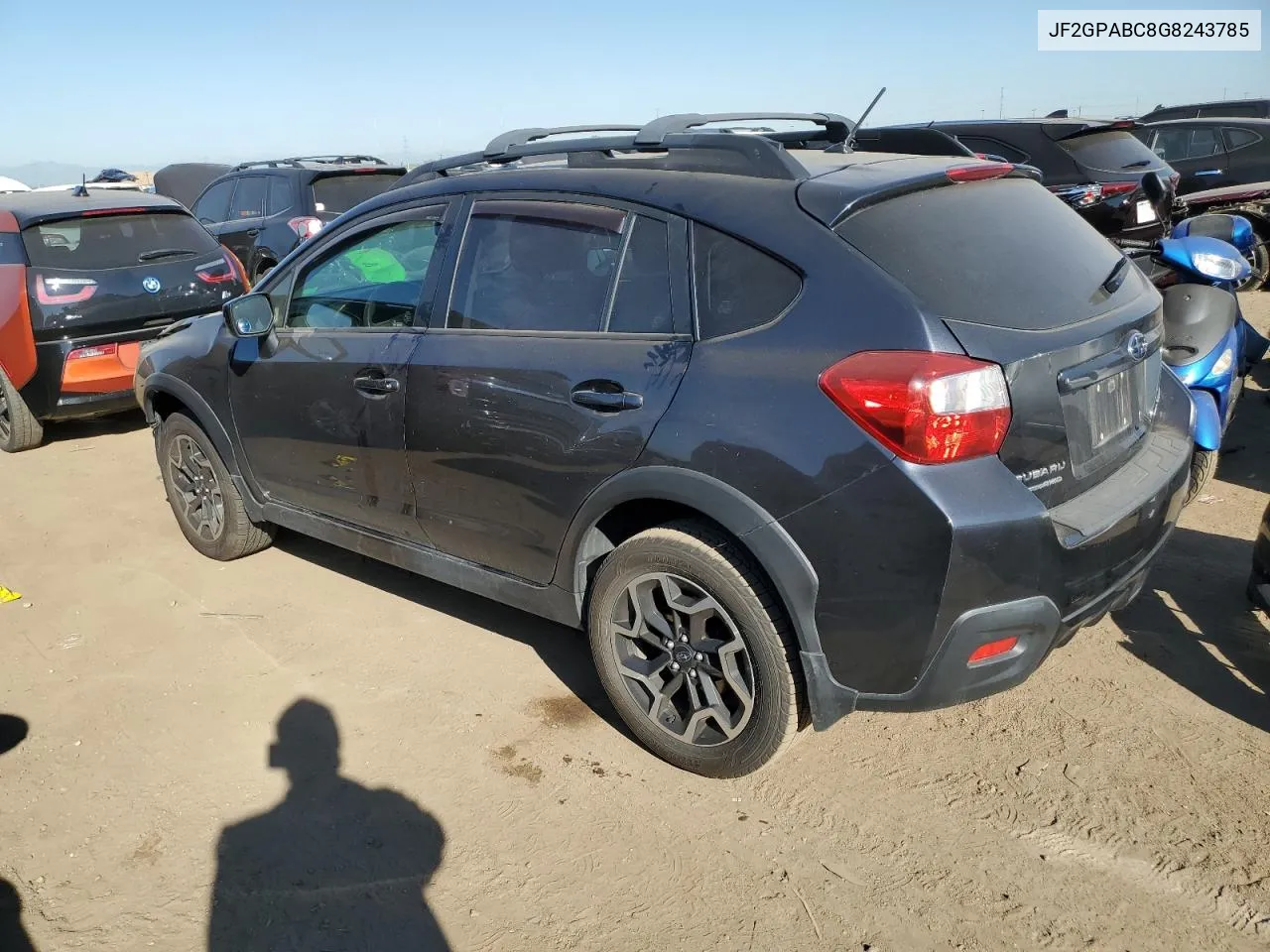 2016 Subaru Crosstrek Premium VIN: JF2GPABC8G8243785 Lot: 72858444