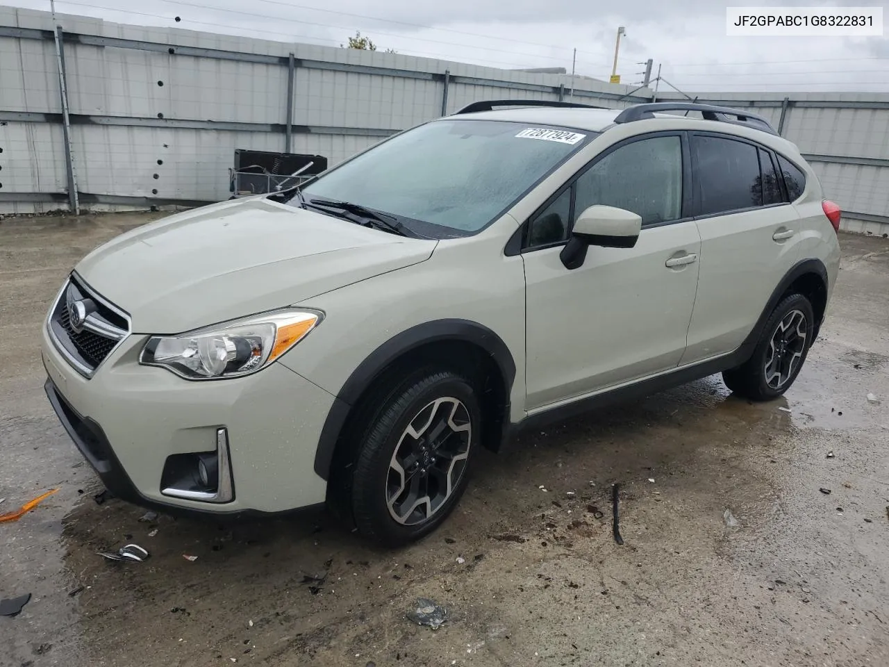 2016 Subaru Crosstrek Premium VIN: JF2GPABC1G8322831 Lot: 72877924