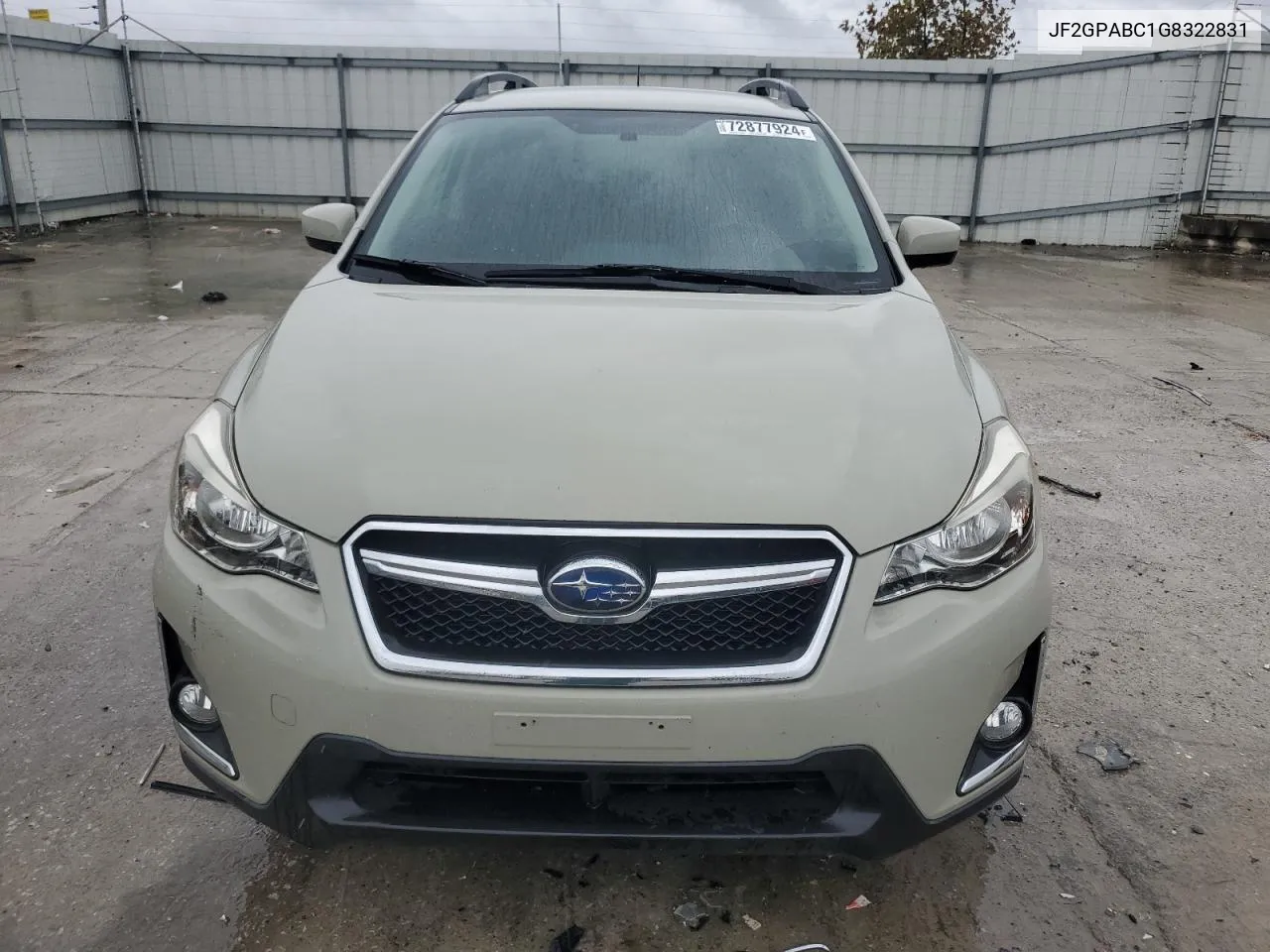 2016 Subaru Crosstrek Premium VIN: JF2GPABC1G8322831 Lot: 72877924