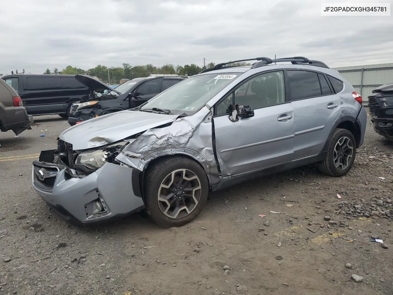 2016 Subaru Crosstrek Premium VIN: JF2GPADCXGH345781 Lot: 73043554