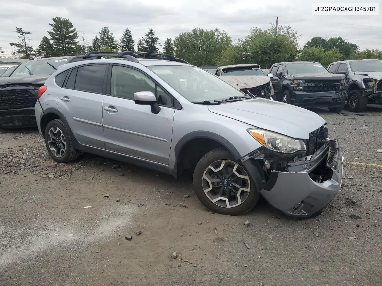 2016 Subaru Crosstrek Premium VIN: JF2GPADCXGH345781 Lot: 73043554