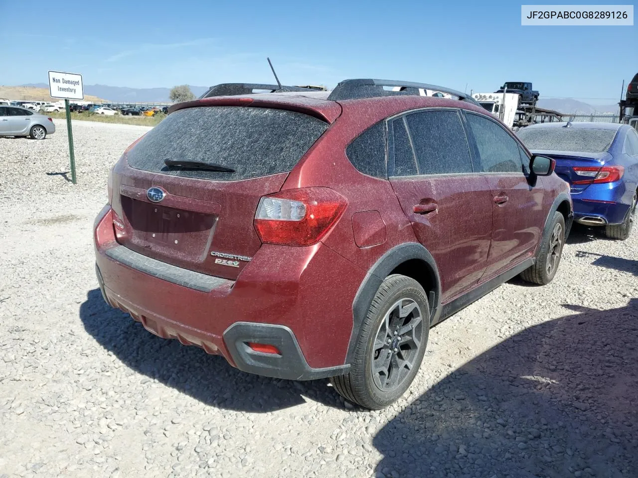 2016 Subaru Crosstrek Premium VIN: JF2GPABC0G8289126 Lot: 73335744