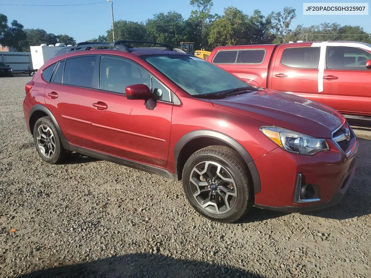 2016 Subaru Crosstrek Premium VIN: JF2GPADC5GH325907 Lot: 73833884