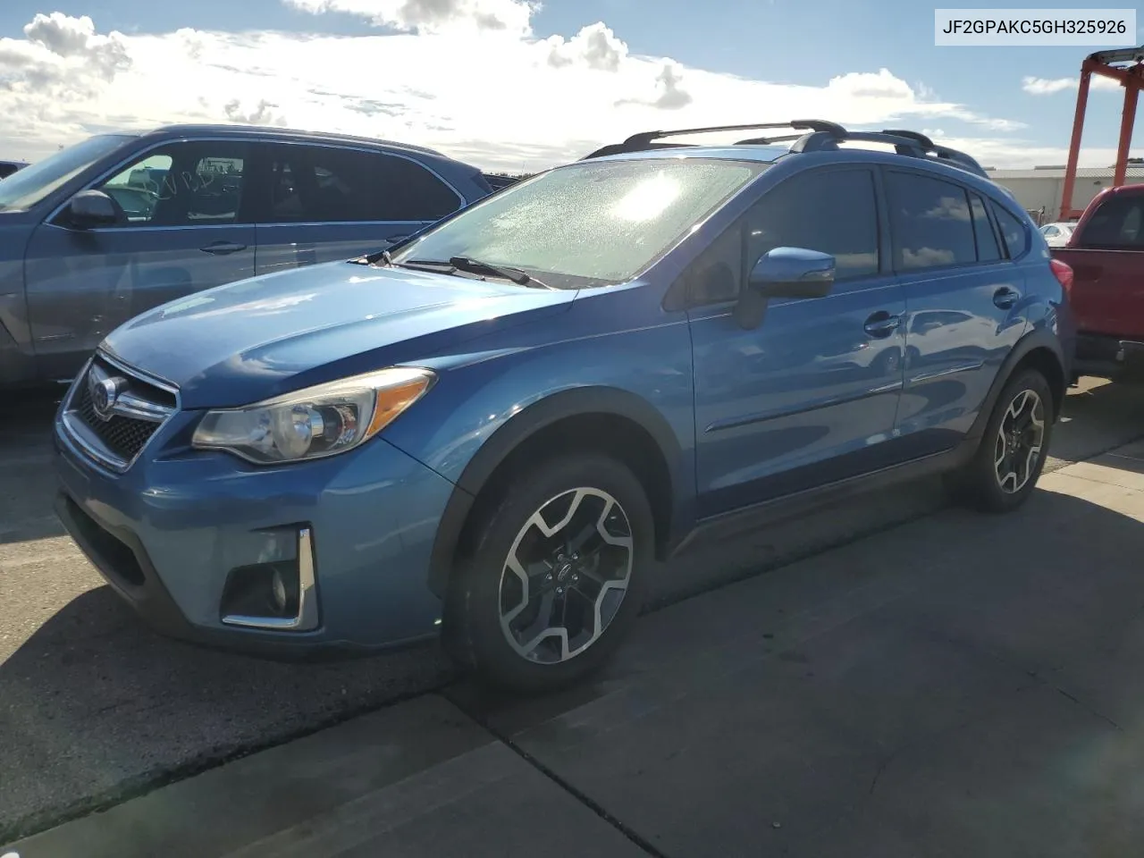 2016 Subaru Crosstrek Limited VIN: JF2GPAKC5GH325926 Lot: 74102834