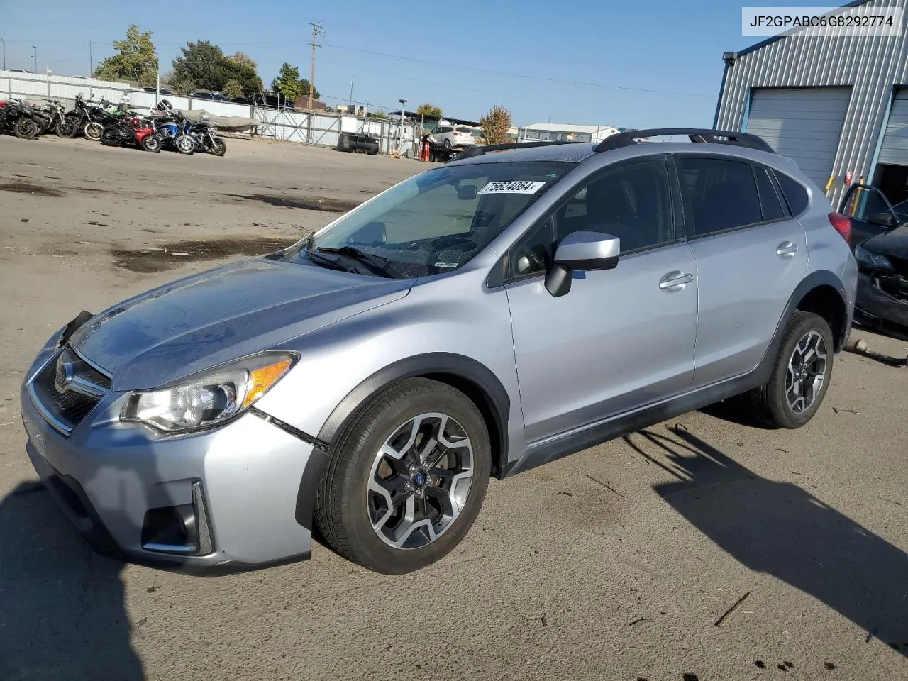 2016 Subaru Crosstrek Premium VIN: JF2GPABC6G8292774 Lot: 75624064