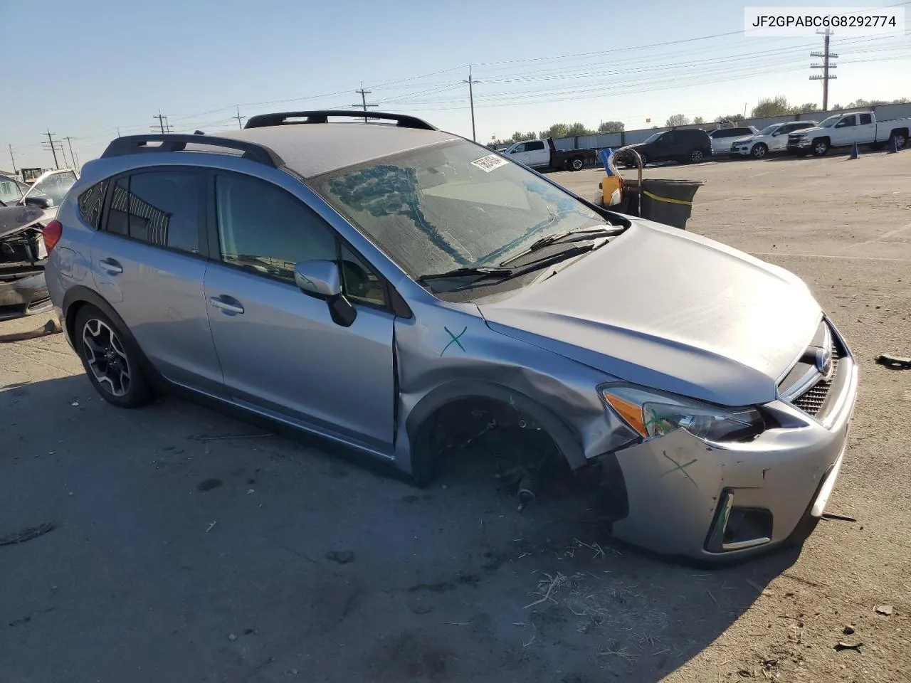 2016 Subaru Crosstrek Premium VIN: JF2GPABC6G8292774 Lot: 75624064