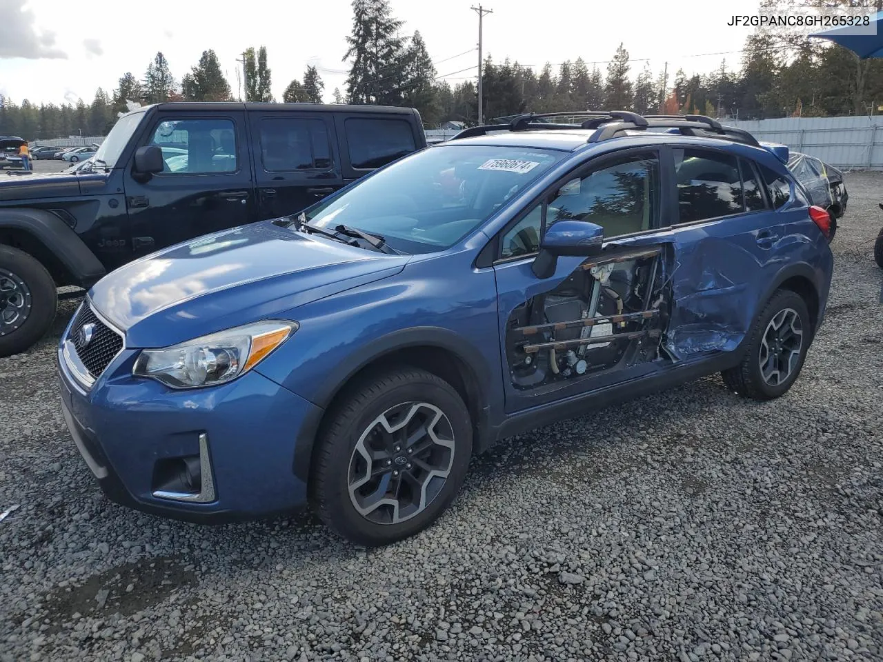 2016 Subaru Crosstrek Limited VIN: JF2GPANC8GH265328 Lot: 75960674