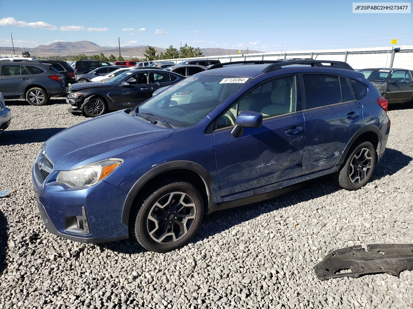 2017 Subaru Crosstrek Premium VIN: JF2GPABC2HH273477 Lot: 67130364