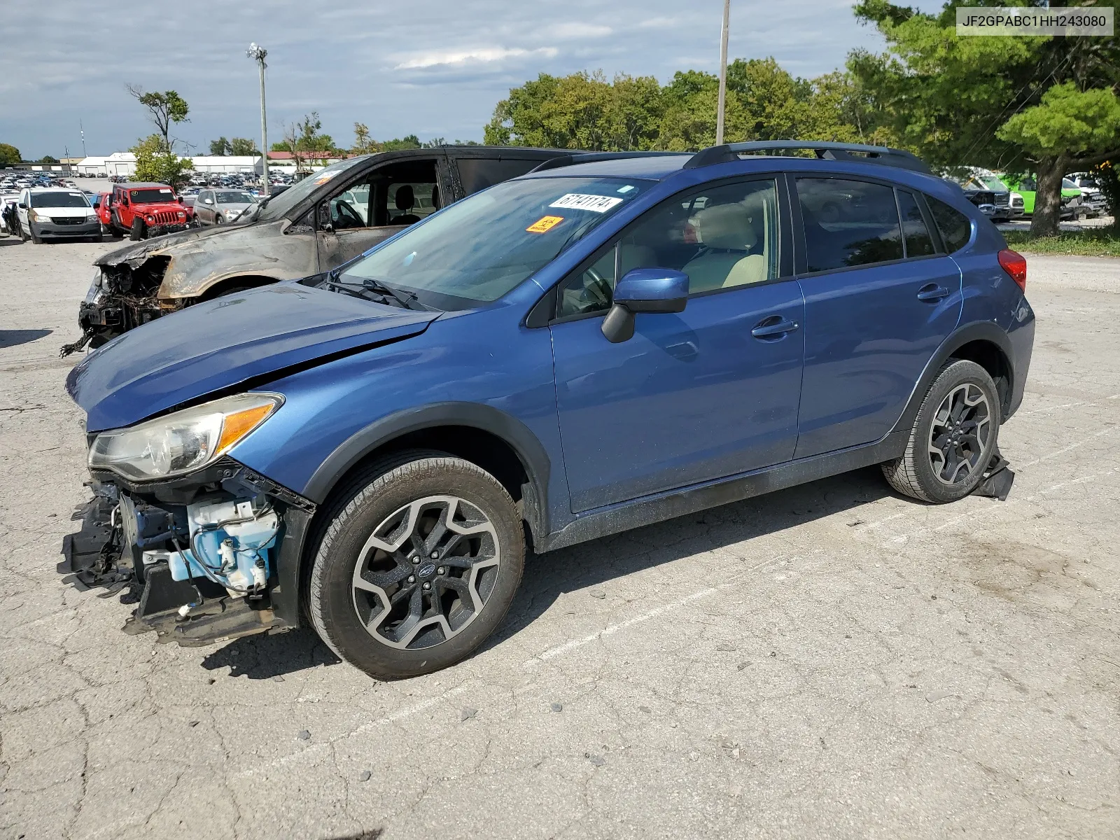 2017 Subaru Crosstrek Premium VIN: JF2GPABC1HH243080 Lot: 67141174