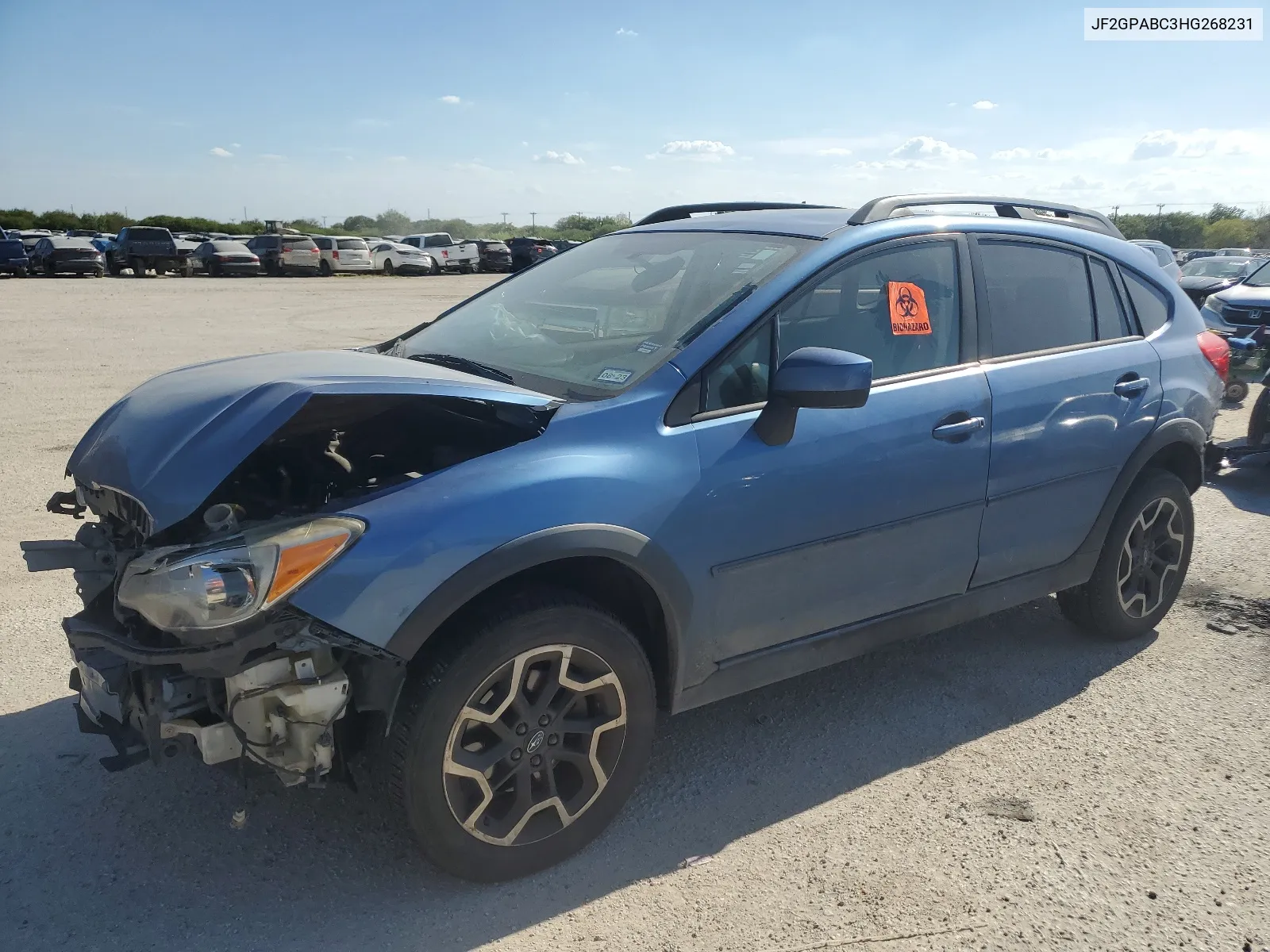 2017 Subaru Crosstrek Premium VIN: JF2GPABC3HG268231 Lot: 67277624