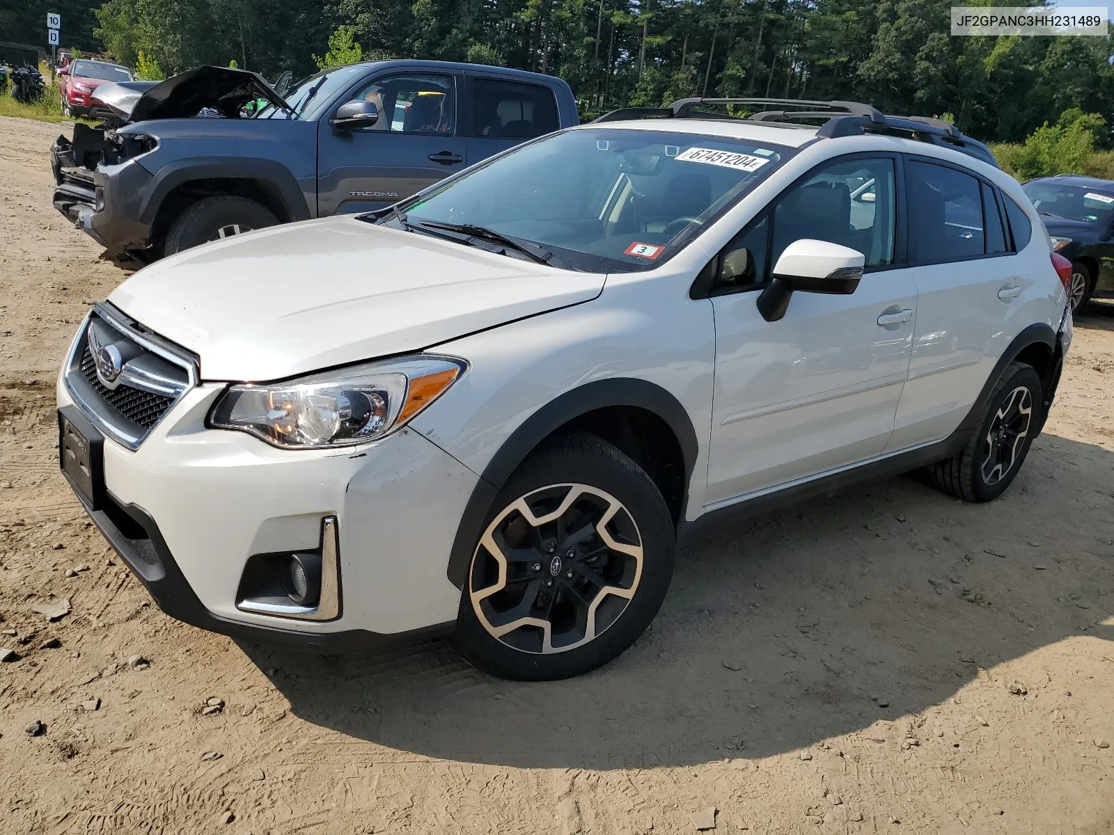 JF2GPANC3HH231489 2017 Subaru Crosstrek Limited