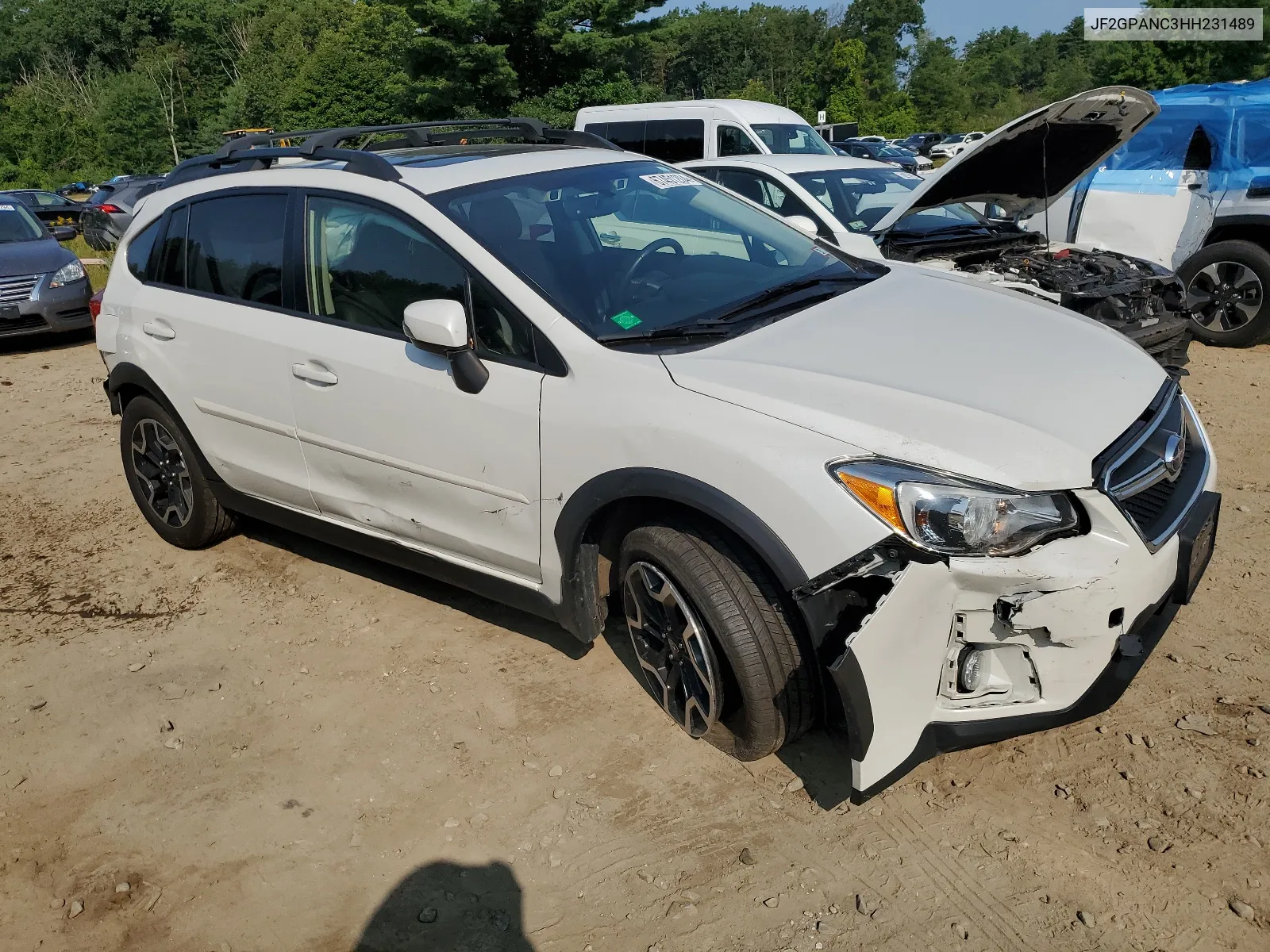 JF2GPANC3HH231489 2017 Subaru Crosstrek Limited