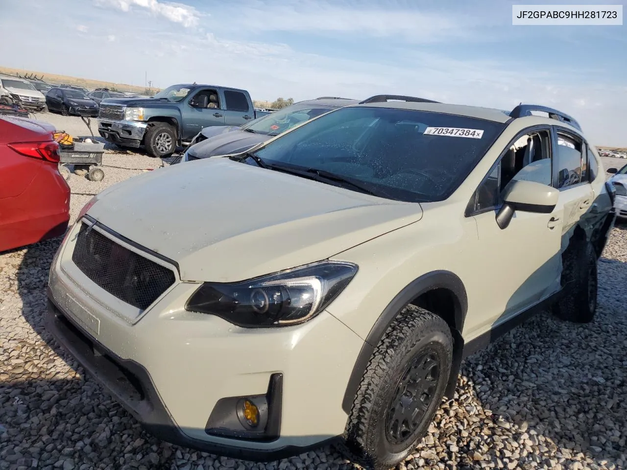 2017 Subaru Crosstrek Premium VIN: JF2GPABC9HH281723 Lot: 70347384