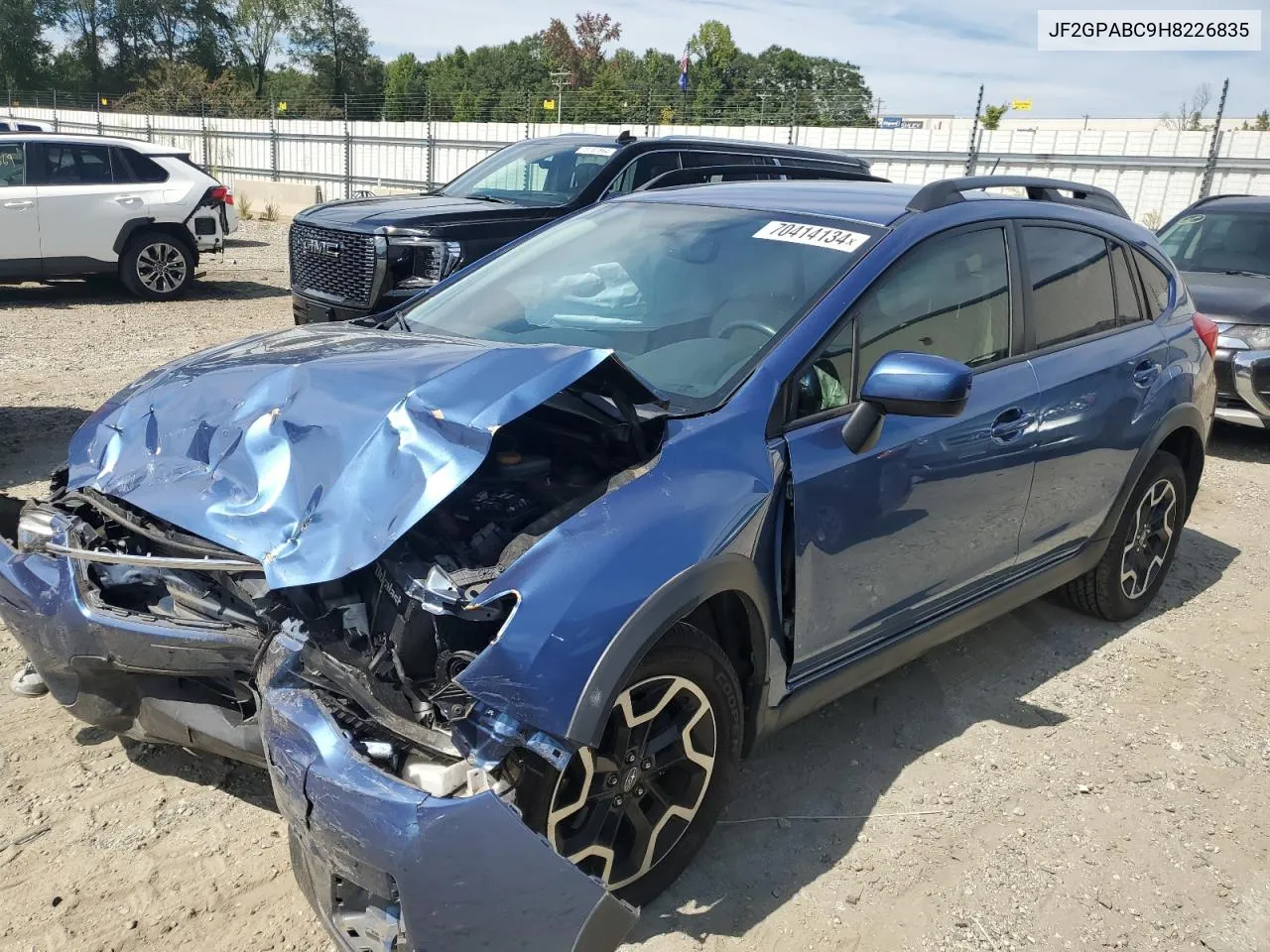 2017 Subaru Crosstrek Premium VIN: JF2GPABC9H8226835 Lot: 70414134