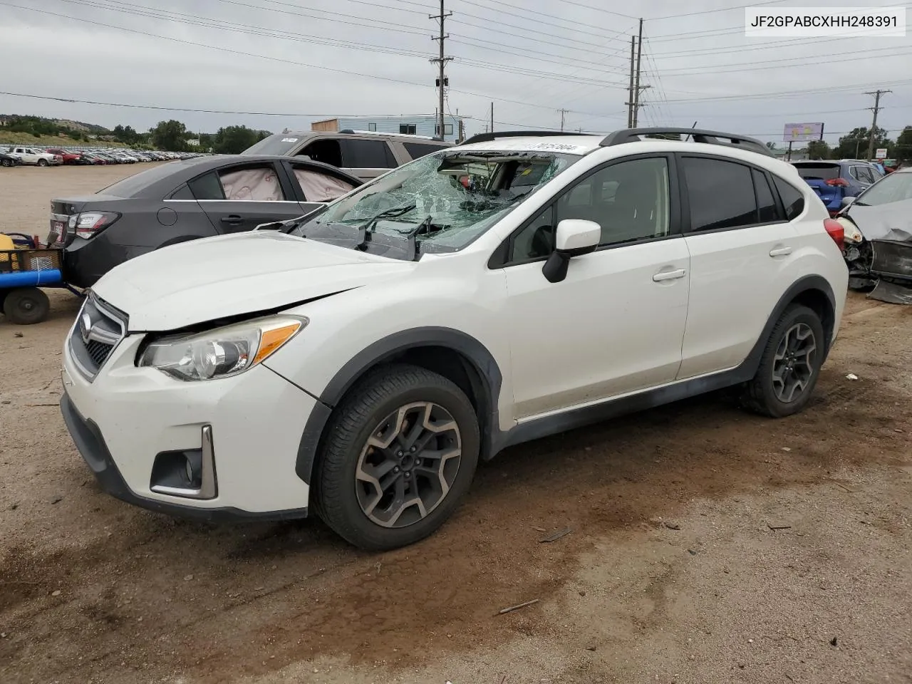 2017 Subaru Crosstrek Premium VIN: JF2GPABCXHH248391 Lot: 70757804