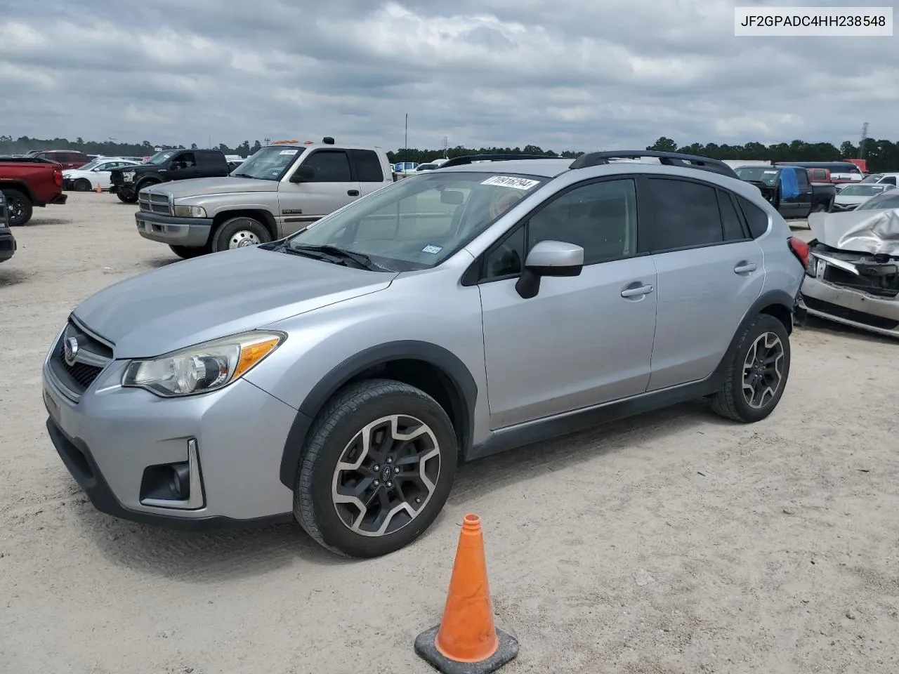 2017 Subaru Crosstrek Premium VIN: JF2GPADC4HH238548 Lot: 70916294