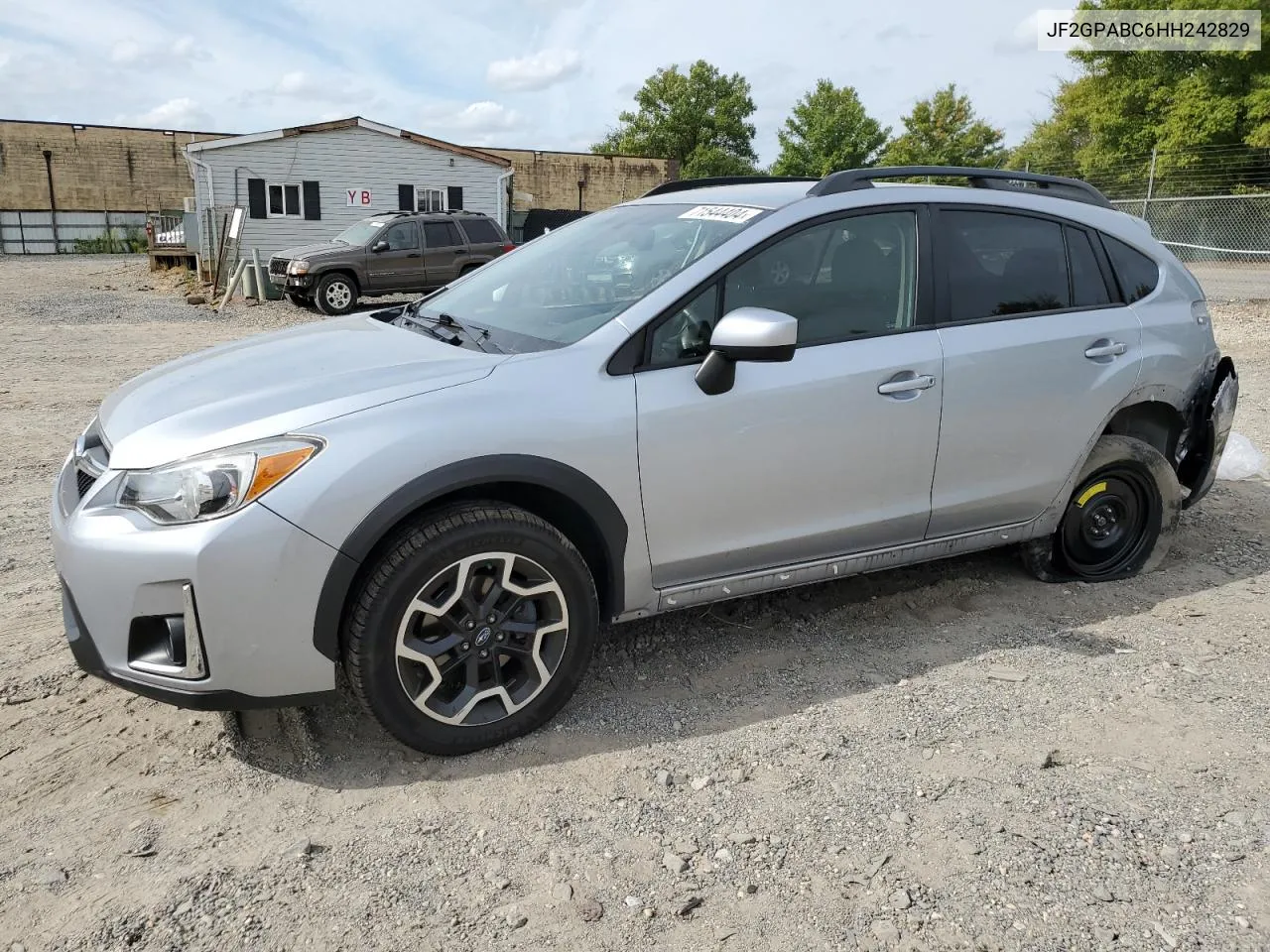 2017 Subaru Crosstrek Premium VIN: JF2GPABC6HH242829 Lot: 71544404