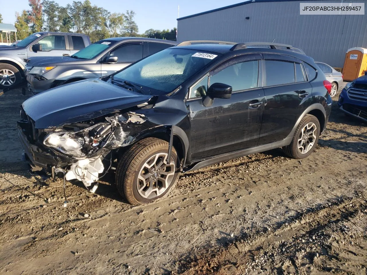 2017 Subaru Crosstrek Premium VIN: JF2GPABC3HH259457 Lot: 71913164