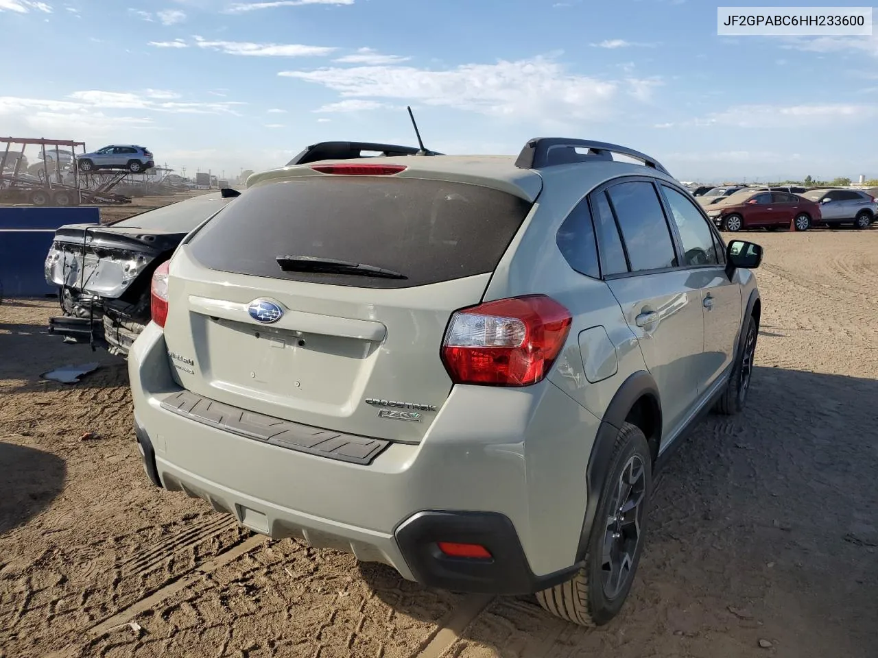 2017 Subaru Crosstrek Premium VIN: JF2GPABC6HH233600 Lot: 72615844