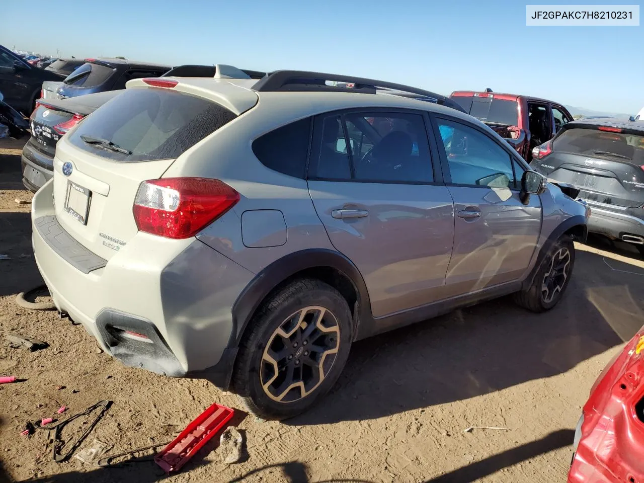 2017 Subaru Crosstrek Limited VIN: JF2GPAKC7H8210231 Lot: 72800904