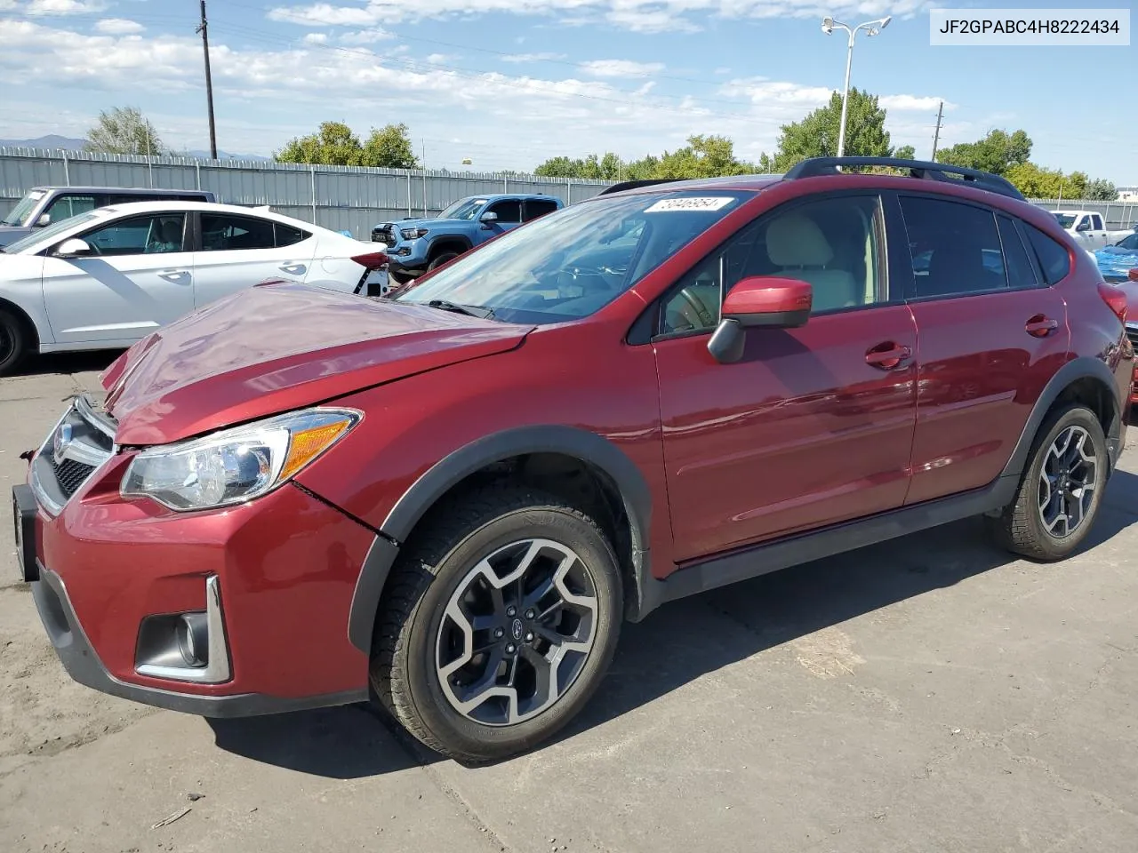 2017 Subaru Crosstrek Premium VIN: JF2GPABC4H8222434 Lot: 73046954