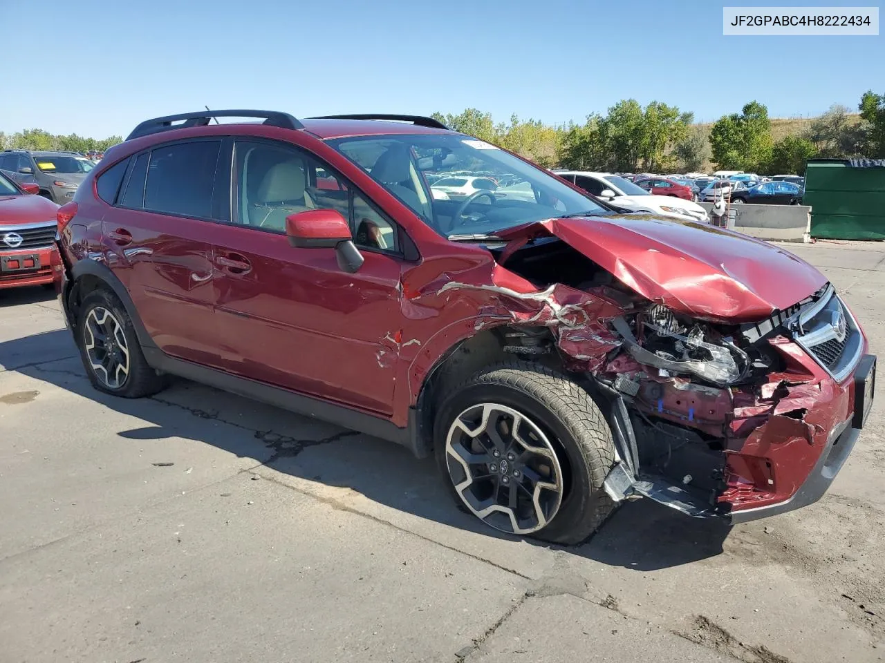 2017 Subaru Crosstrek Premium VIN: JF2GPABC4H8222434 Lot: 73046954