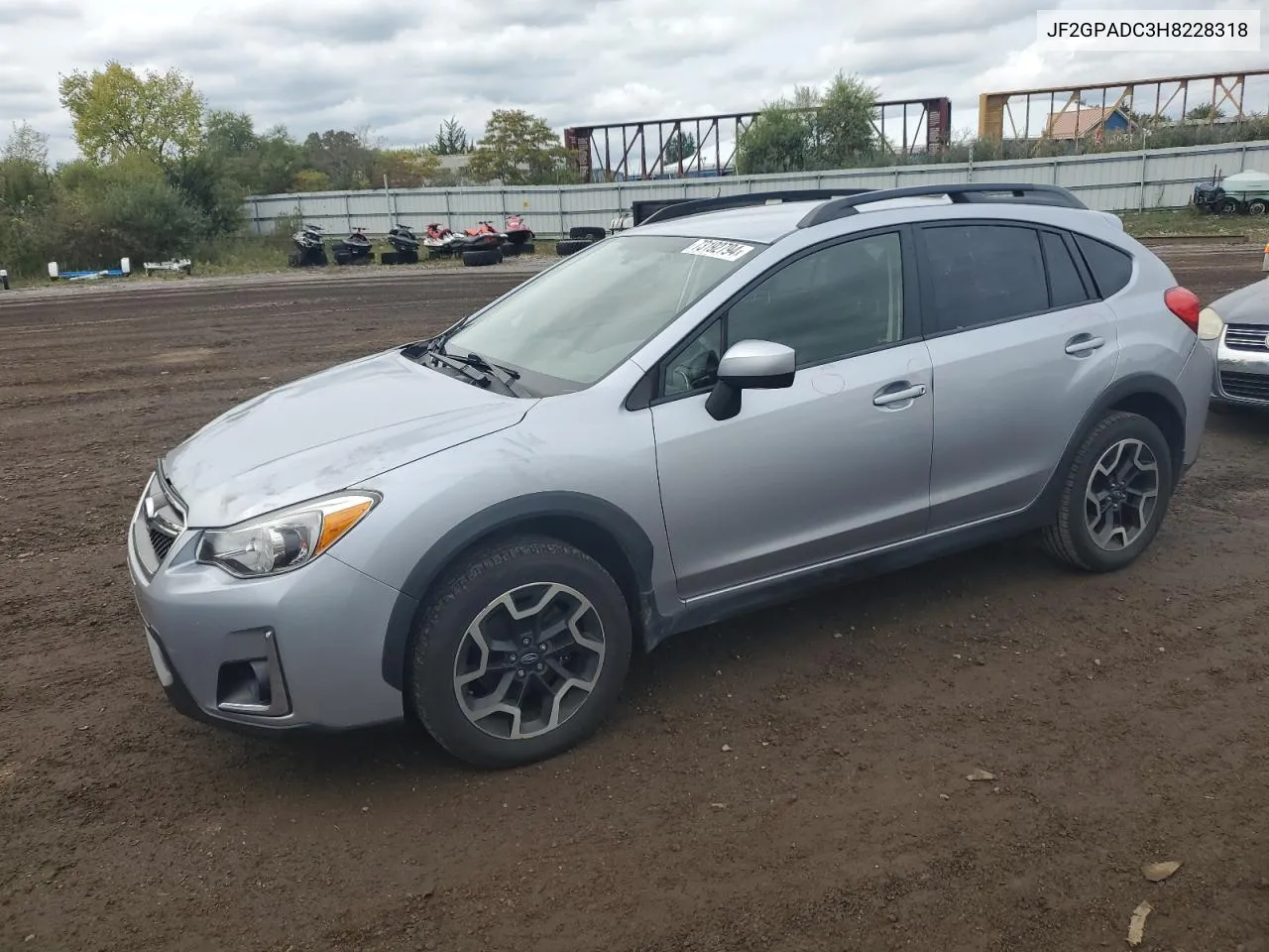 2017 Subaru Crosstrek Premium VIN: JF2GPADC3H8228318 Lot: 73192794