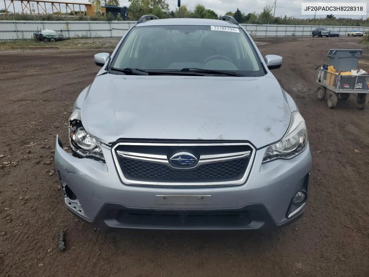 2017 Subaru Crosstrek Premium VIN: JF2GPADC3H8228318 Lot: 73192794