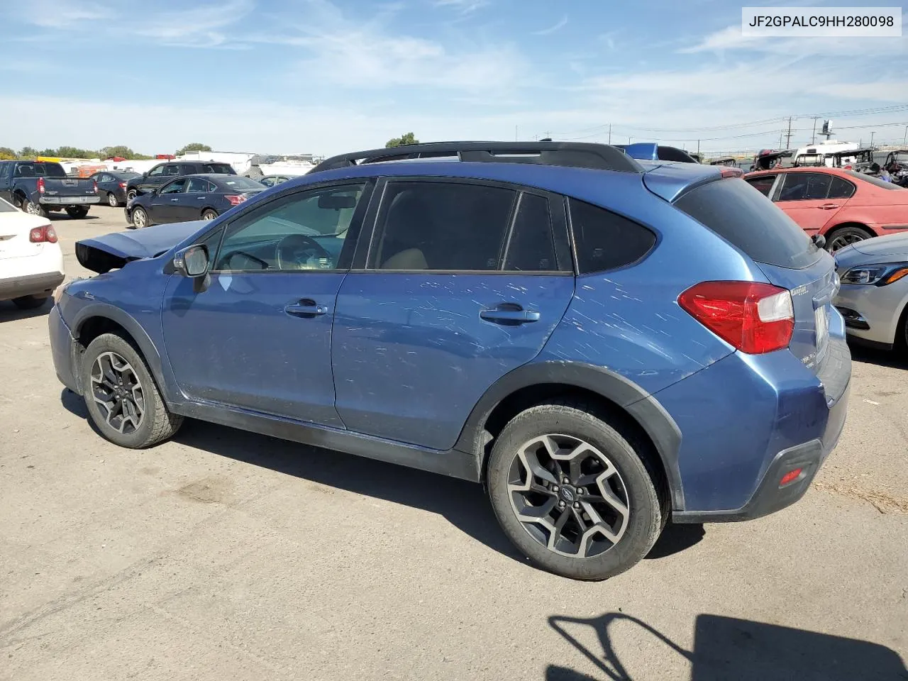 2017 Subaru Crosstrek Limited VIN: JF2GPALC9HH280098 Lot: 73737374