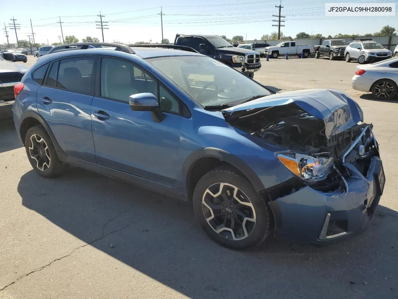 2017 Subaru Crosstrek Limited VIN: JF2GPALC9HH280098 Lot: 73737374