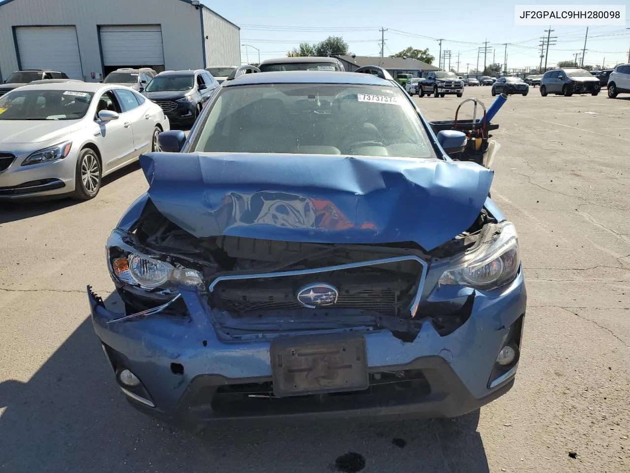 2017 Subaru Crosstrek Limited VIN: JF2GPALC9HH280098 Lot: 73737374