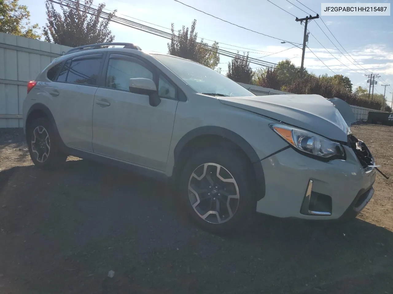 2017 Subaru Crosstrek Premium VIN: JF2GPABC1HH215487 Lot: 73873614