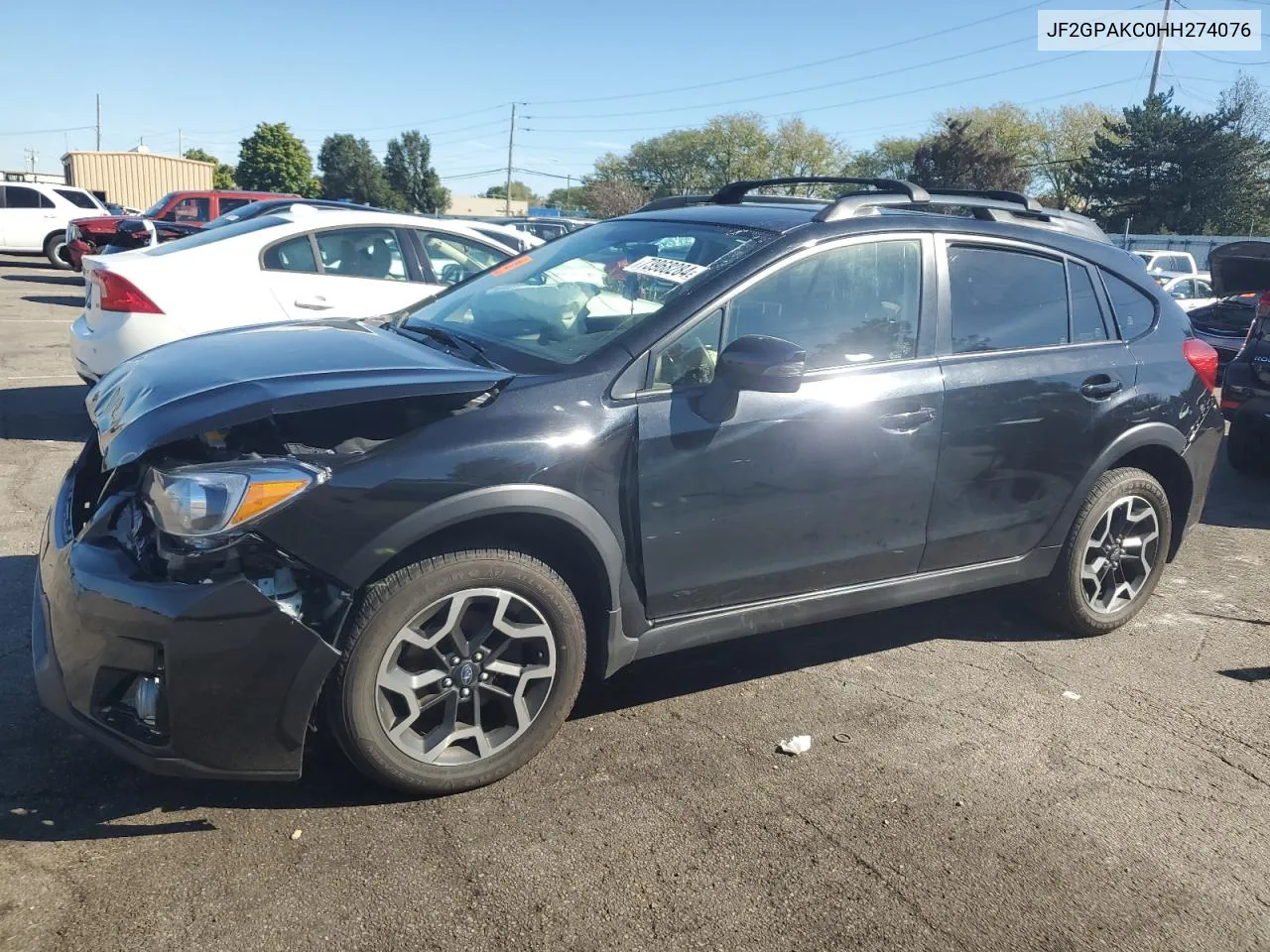 2017 Subaru Crosstrek Limited VIN: JF2GPAKC0HH274076 Lot: 73968284