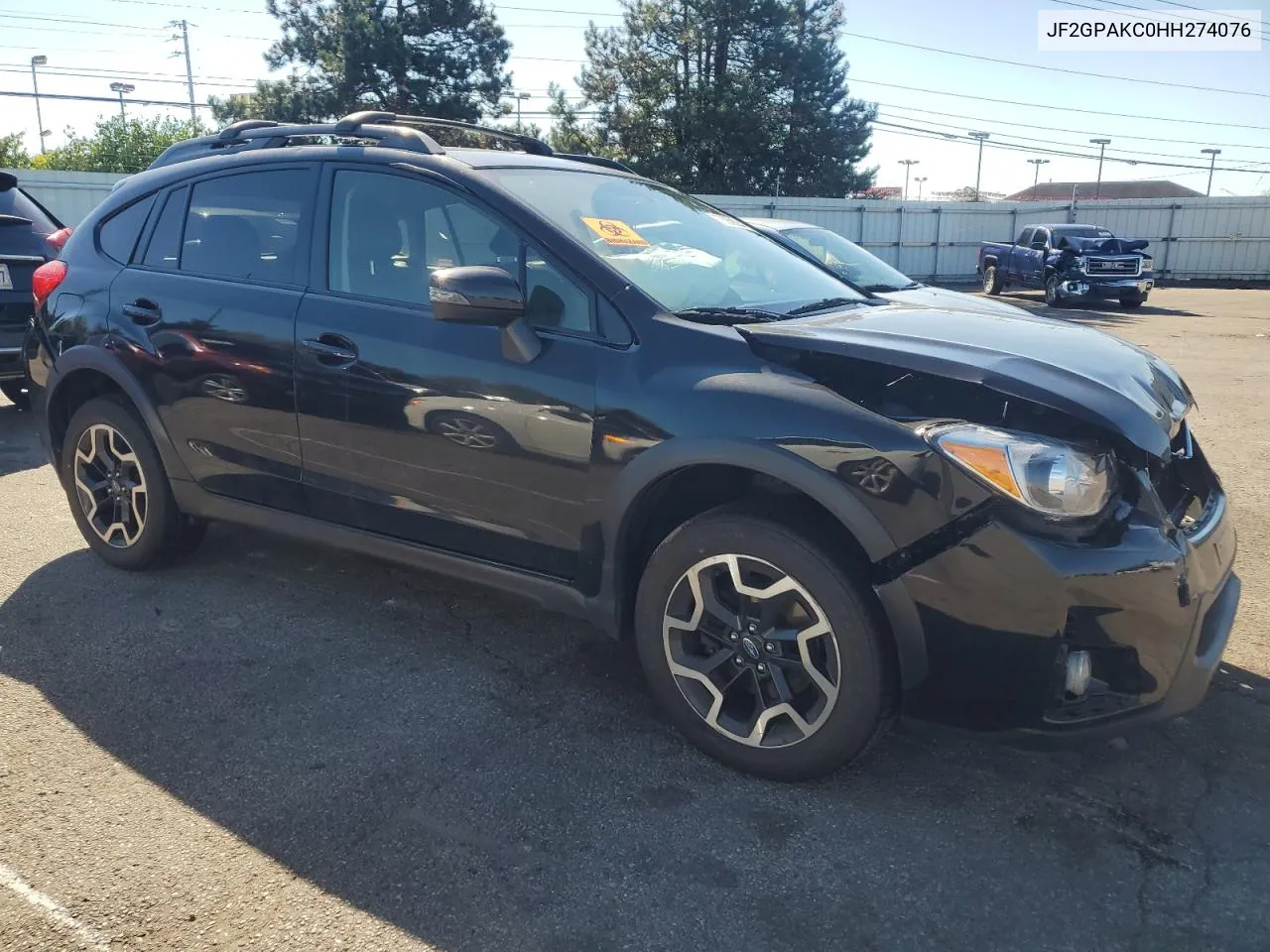 2017 Subaru Crosstrek Limited VIN: JF2GPAKC0HH274076 Lot: 73968284