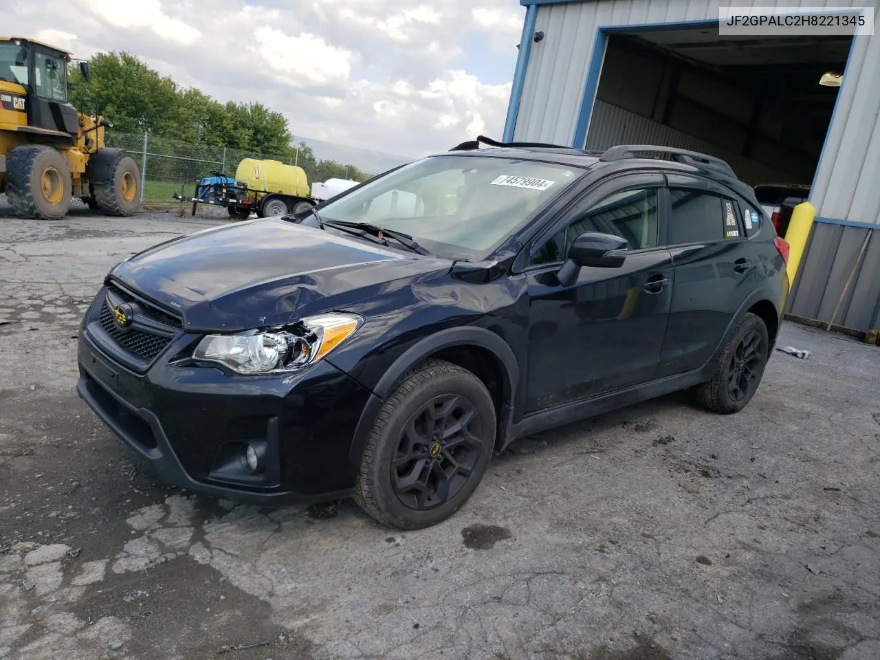 2017 Subaru Crosstrek Limited VIN: JF2GPALC2H8221345 Lot: 74579904