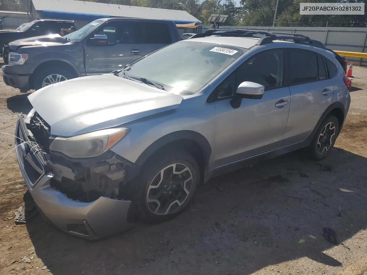 2017 Subaru Crosstrek Premium VIN: JF2GPABCXHG281302 Lot: 74584154