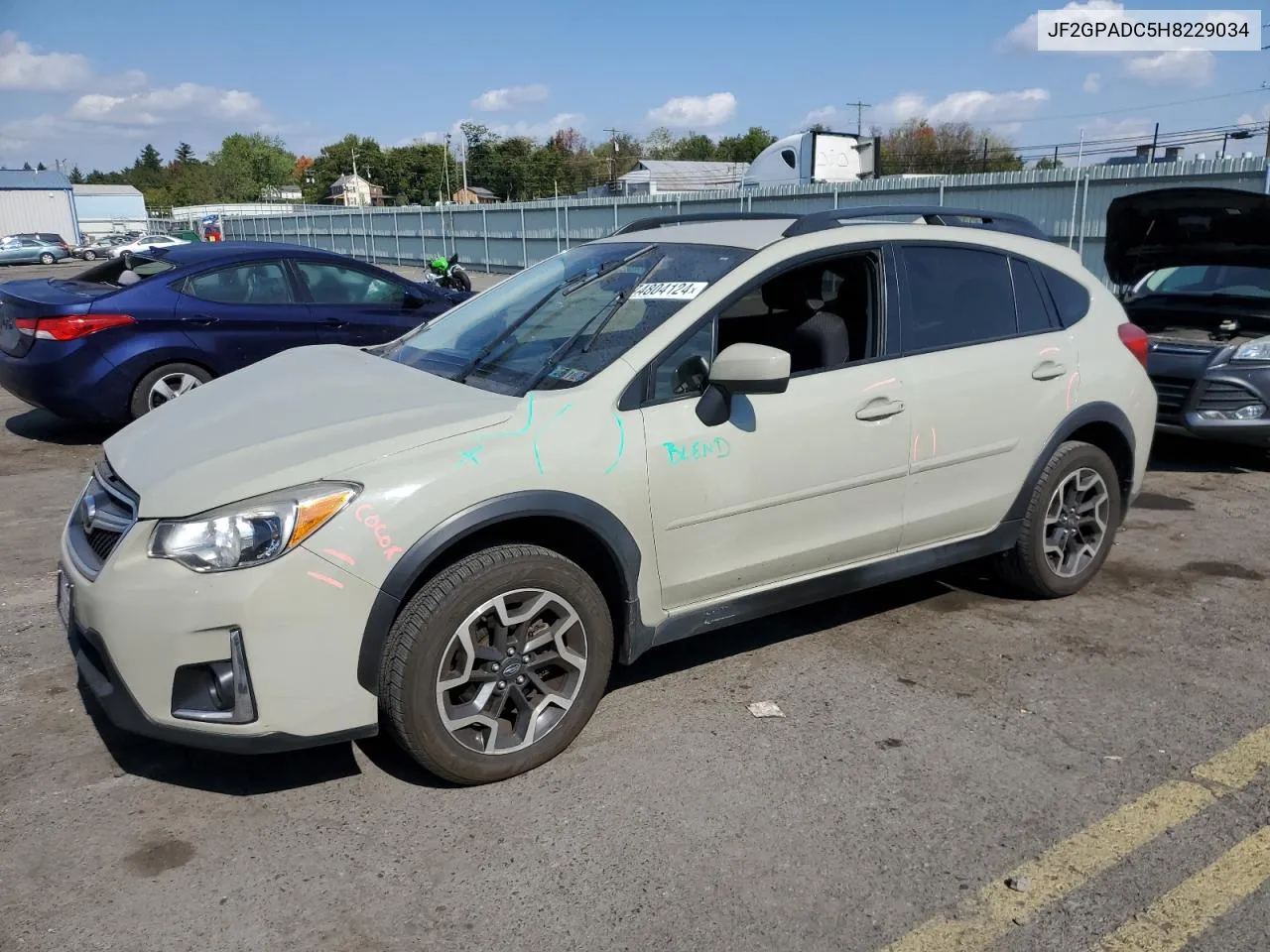 2017 Subaru Crosstrek Premium VIN: JF2GPADC5H8229034 Lot: 74804124