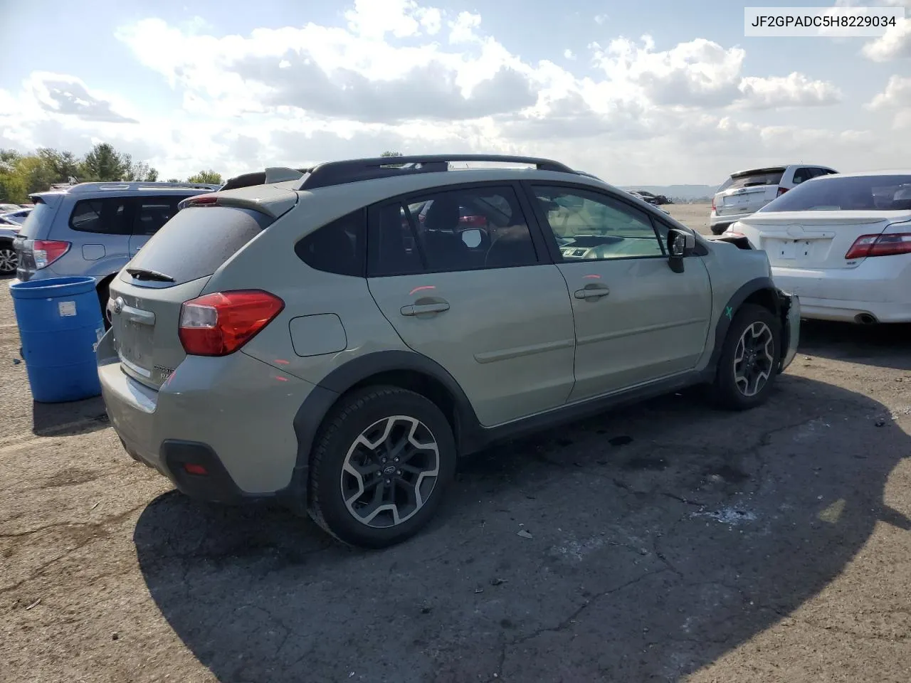 2017 Subaru Crosstrek Premium VIN: JF2GPADC5H8229034 Lot: 74804124