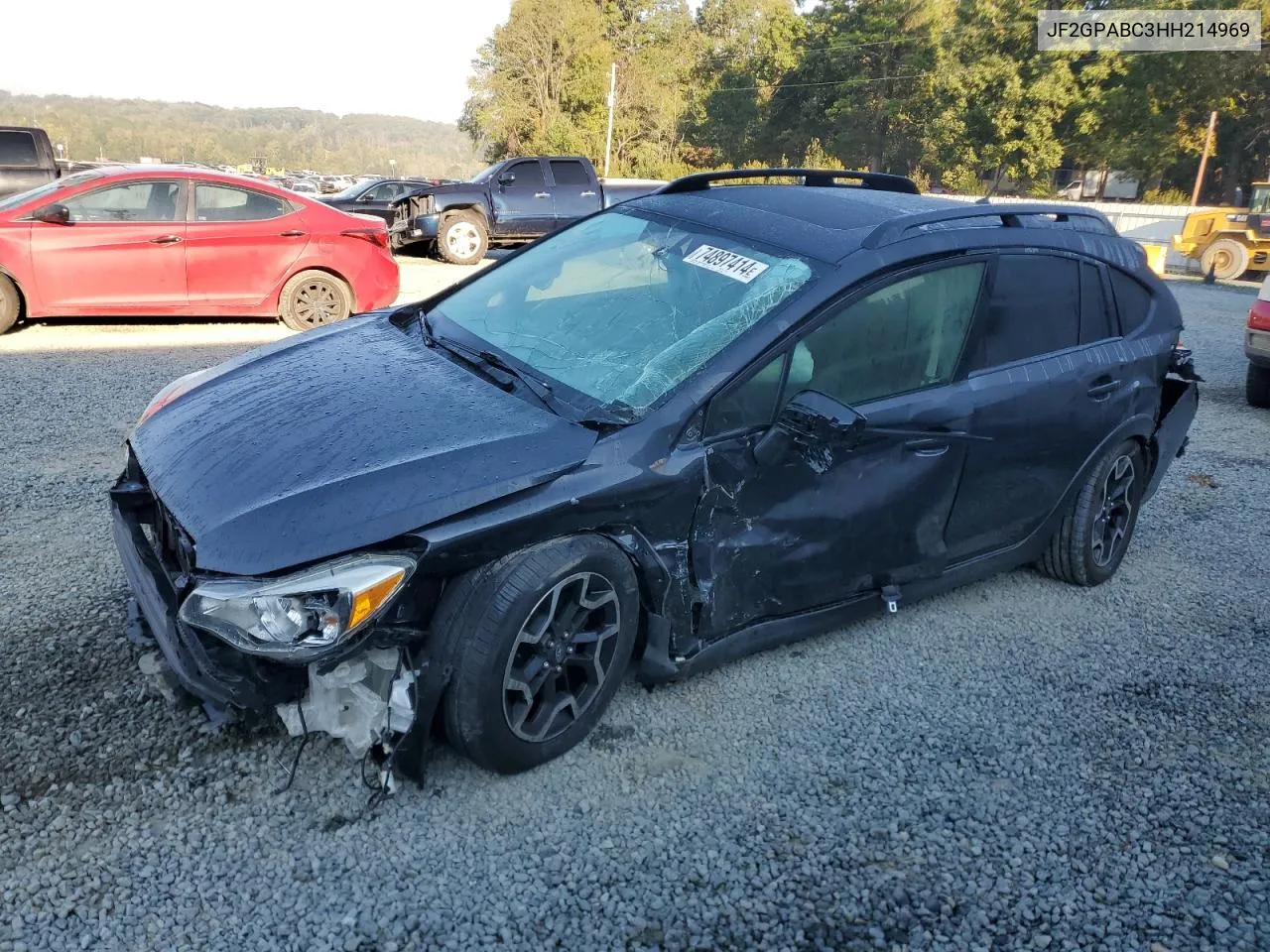 2017 Subaru Crosstrek Premium VIN: JF2GPABC3HH214969 Lot: 74897414